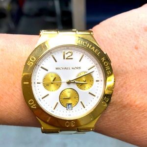 Michael Kors womens Gold street wear watch